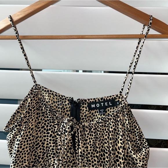 Motel Rocks Leopard Print Mini Dress - Picture 4 of 5